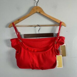 New Michael Michael kors Two Piece Sea Coral bikini size XL